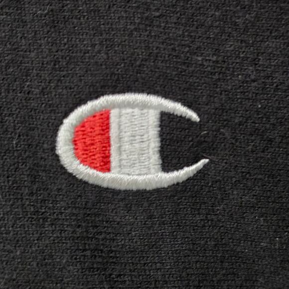 Champion Reverse Weave Vintage Hoodie Men’s Medium Black Heavyweight - Picture 2 of 7